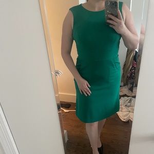 Green Calvin Klein Sheath Size 6